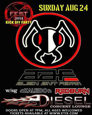 PURCHASE TICKETS for ALIEN ANT FARM w/sg REDBURN and KALEIDO at Diesel Concert Lounge